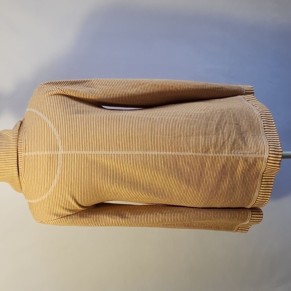 Anthropologie Maeve Marigold White Flared Sleeve Cowl Neck Tunic Top Size XS - Picture 5 of 13